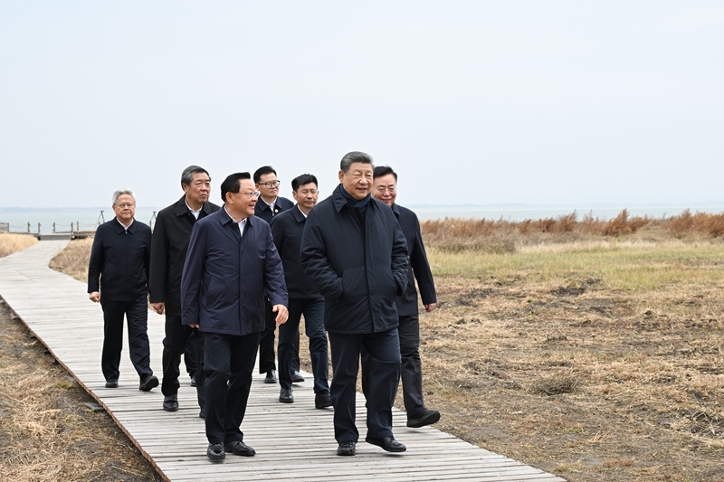 习近平在内蒙古乌兰察布考察时强调统筹高质量发展和高水平保护坚定不移走生态优先绿色发展之路「相关图片」